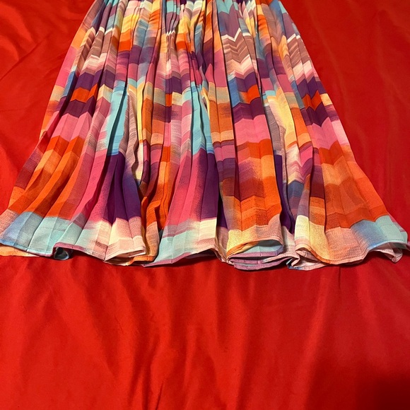Multicolor A-Line Women's Skirt - Picture 4 of 6